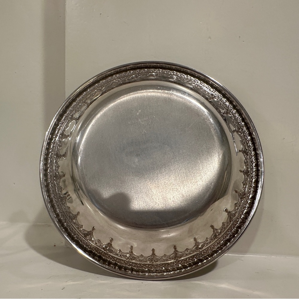 Reed & Barton 1202 Silverplate Francis I Style 6” Candy Nut Bowl Mid-Century - Picture 5 of 10